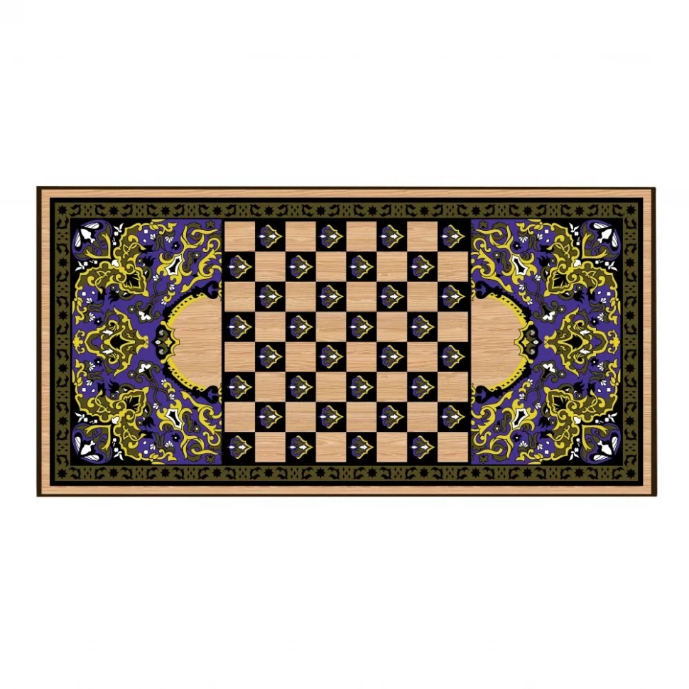 Нарды + Шашки Сирия Башня малые (Россия, дерево, 40 см), Partida