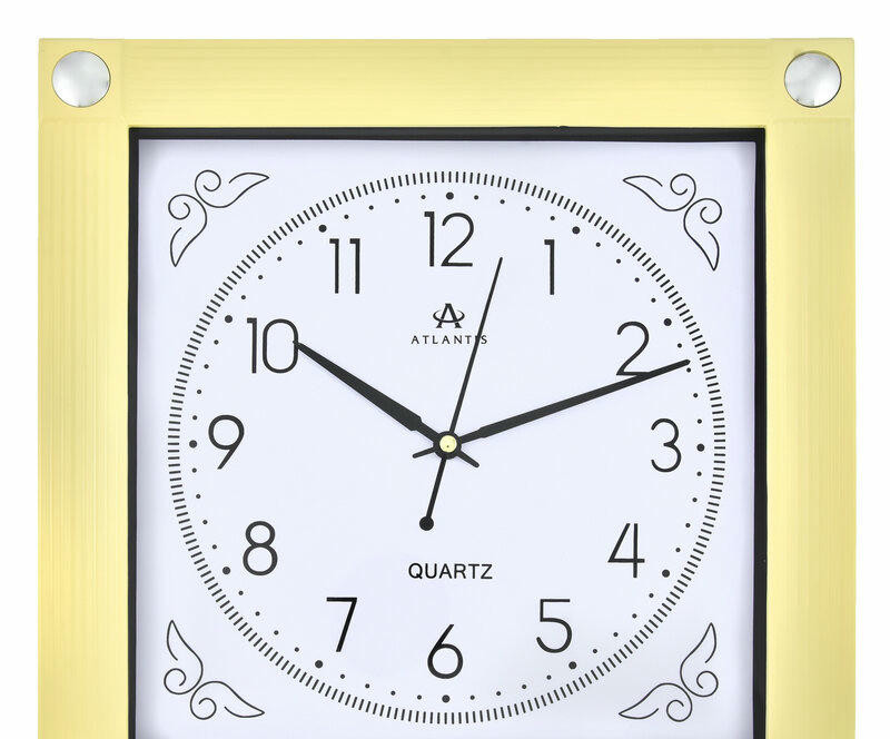 Настенные часы atlantis tld-3607b beige