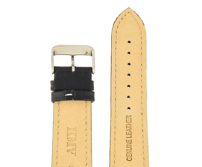 Ремешки "kmv" s-14, 24 р-р, чер. с бел. строчкой, l