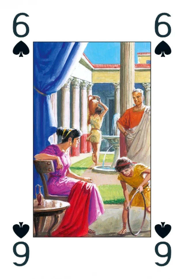 Карты "Ancient Rome Playing Cards" Lo Scarabeo / Древний Рим, Игральные карты