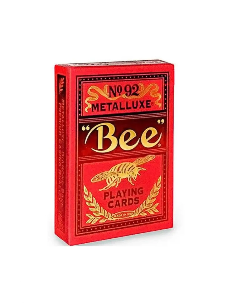 Карты "Bee Metalluxe Red"