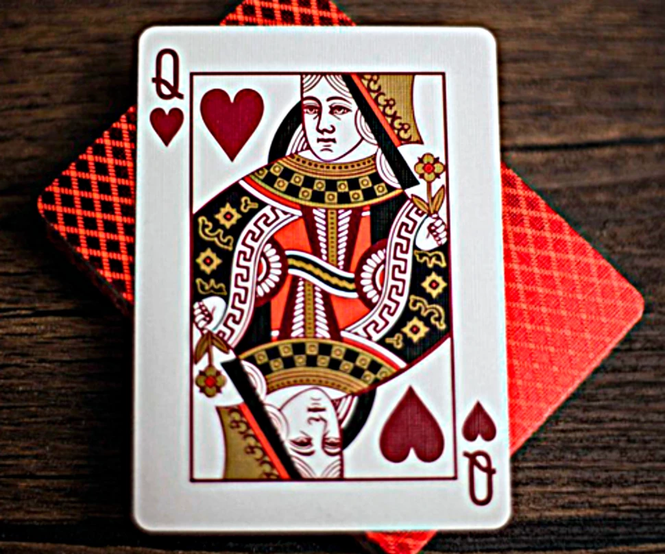 Карты "Bee Metalluxe Red"