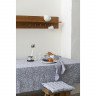 Подушка на стул из хлопка серого цвета с принтом Спелая Смородина из коллекции scandinavian touch, 40х40 см