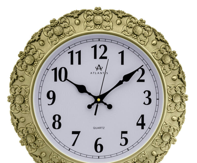 Настенные часы atlantis tld-35195a bronze