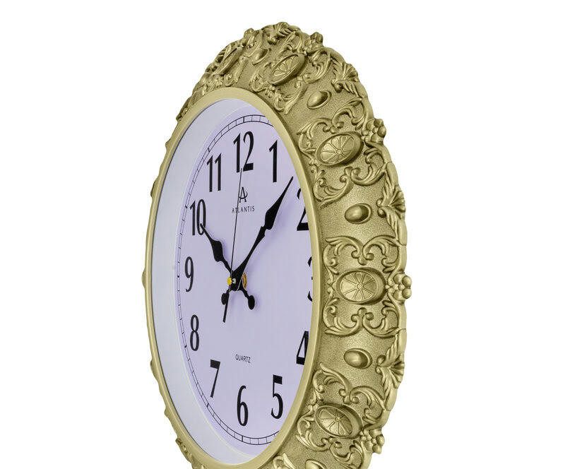 Настенные часы atlantis tld-35195a bronze