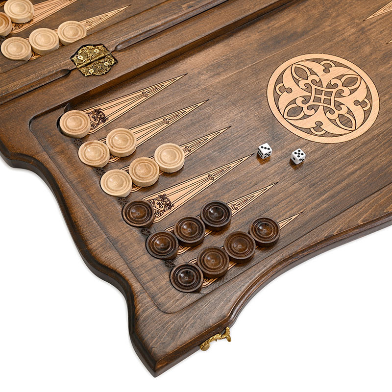 Нарды резные "Армянский узор 4" 60, Ustyan