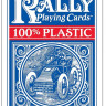 Карты "100% Plastic Rally Playing Сards blue"