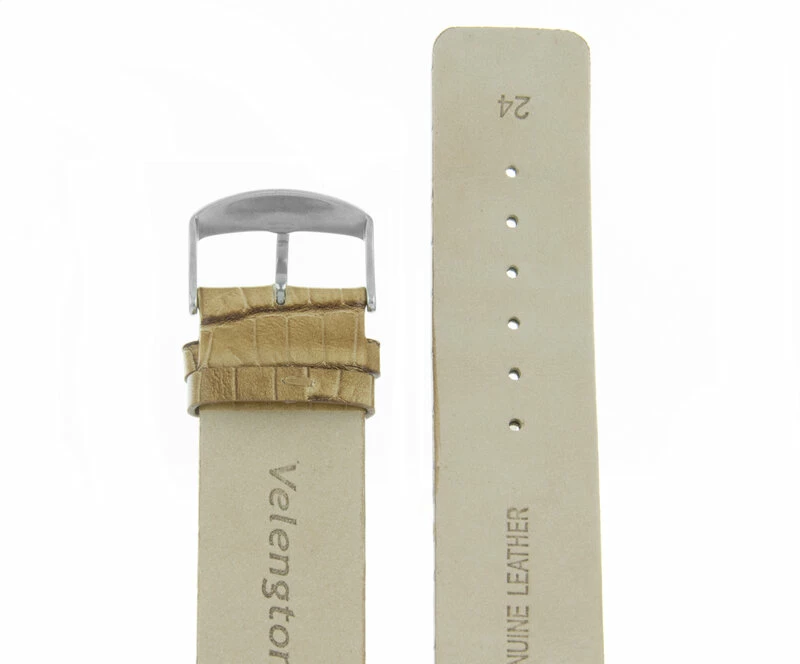 Ремешки velengton 24 беж змея сер. заст