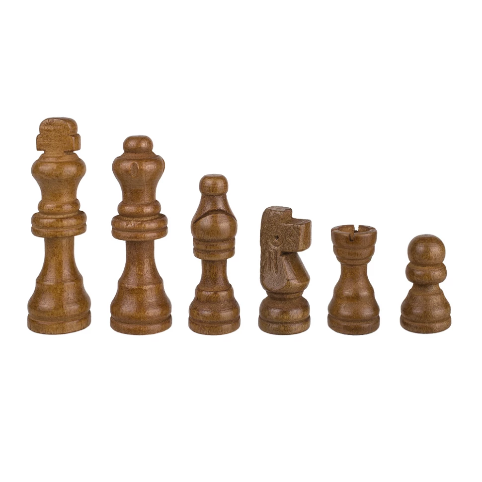 Шахматные фигуры деревянные с подложкой Partida 6,4 см