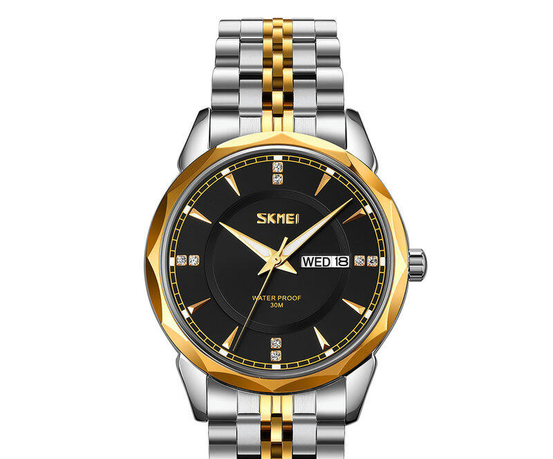 Наручные часы skmei 9268tgdbk silver/gold-black