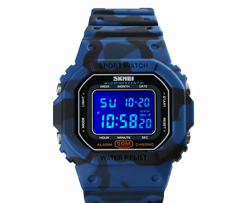 Наручные часы skmei 1608cmdkbu camo dark blue