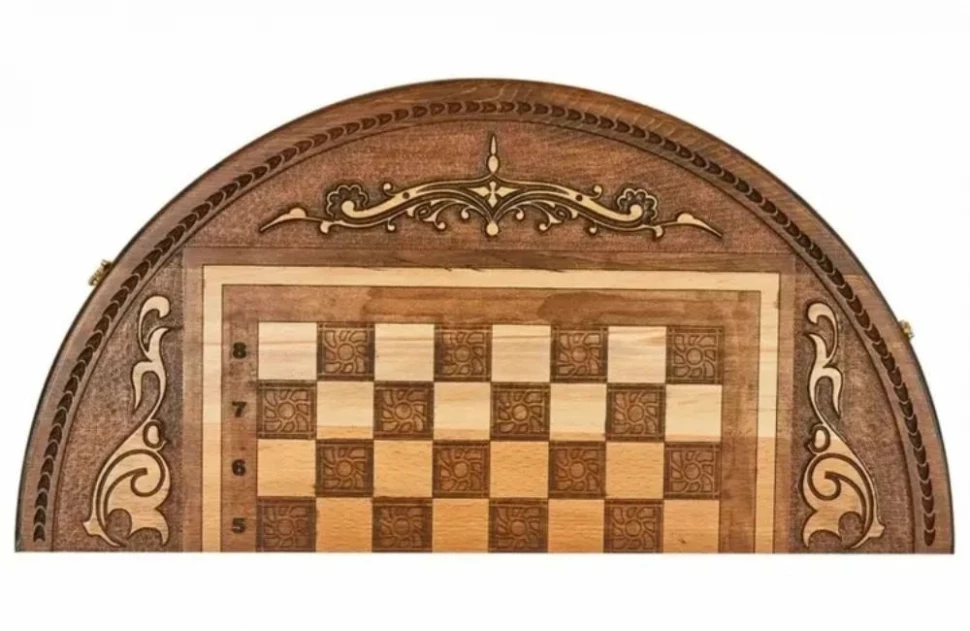 Шахматы + нарды резные "Аревик" 60, Mkhitaryan