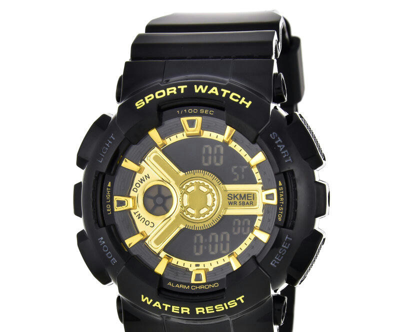 Наручные часы skmei 1828bkgd black/gold
