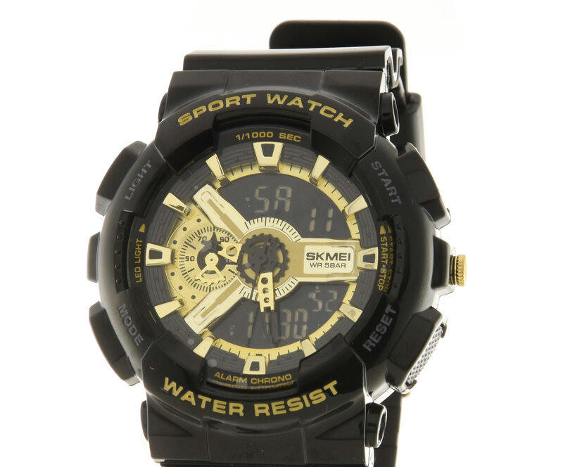 Наручные часы skmei 1688bkgd black/gold
