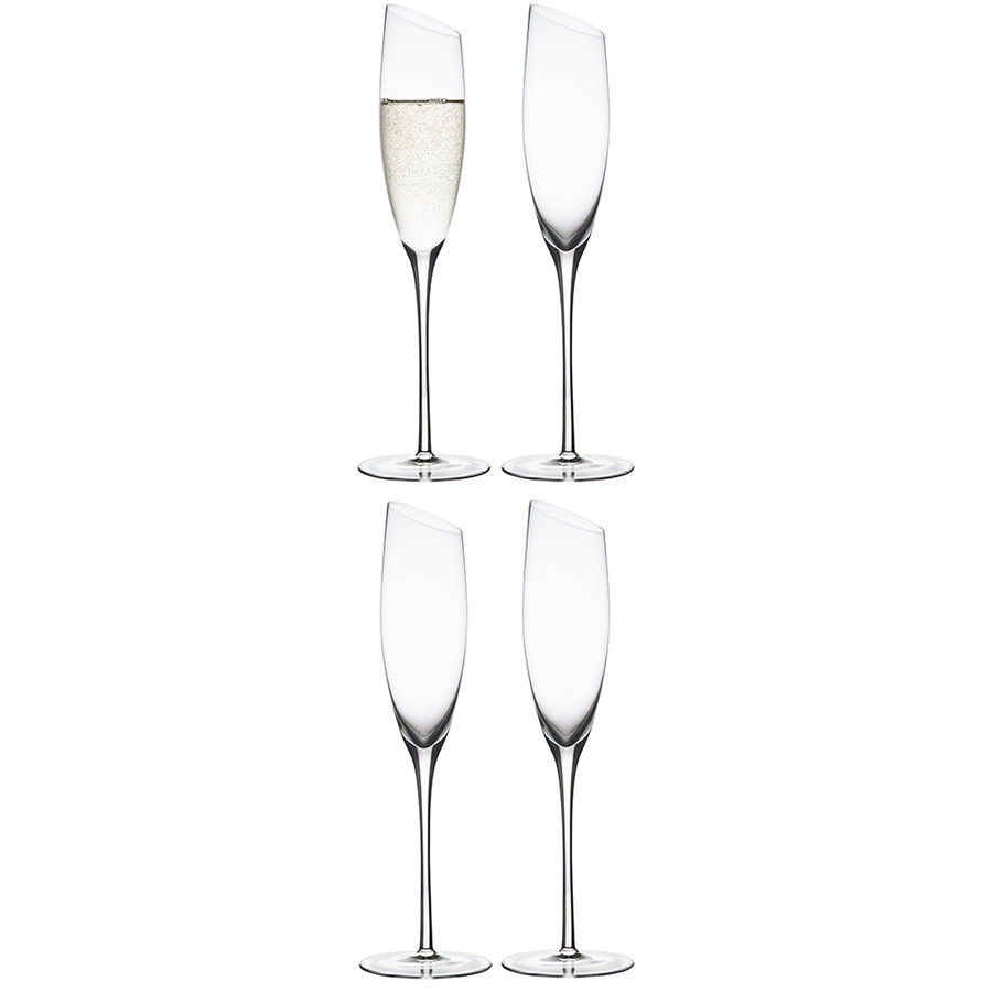 Набор бокалов для шампанского geir, 190 мл, 4 шт.