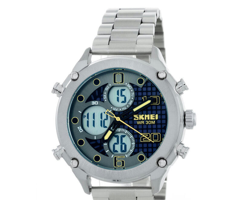 Наручные часы skmei 1975ssiwt silver/white-steel