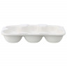 Подставка для яиц simplicity, 18,6х12,4 см, белая