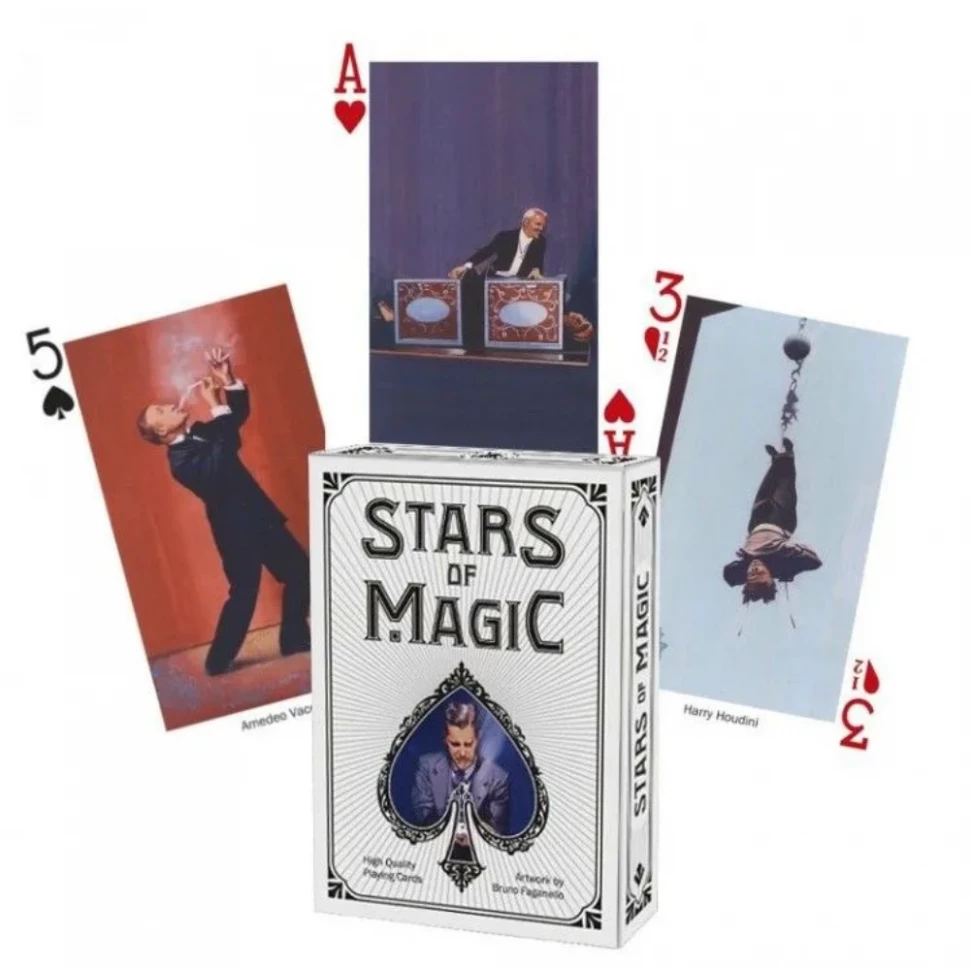 Карты "Stars of Magic White Edition Playing Cards"