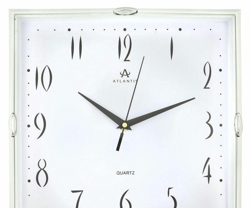 Настенные часы atlantis tld-6176 white