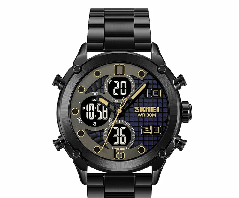 Наручные часы skmei 1975sbkbk black/black steel