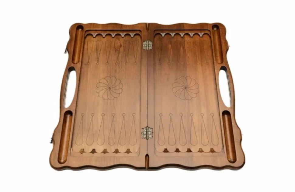 Нарды резные "Всадник" с ручкой, Haleyan