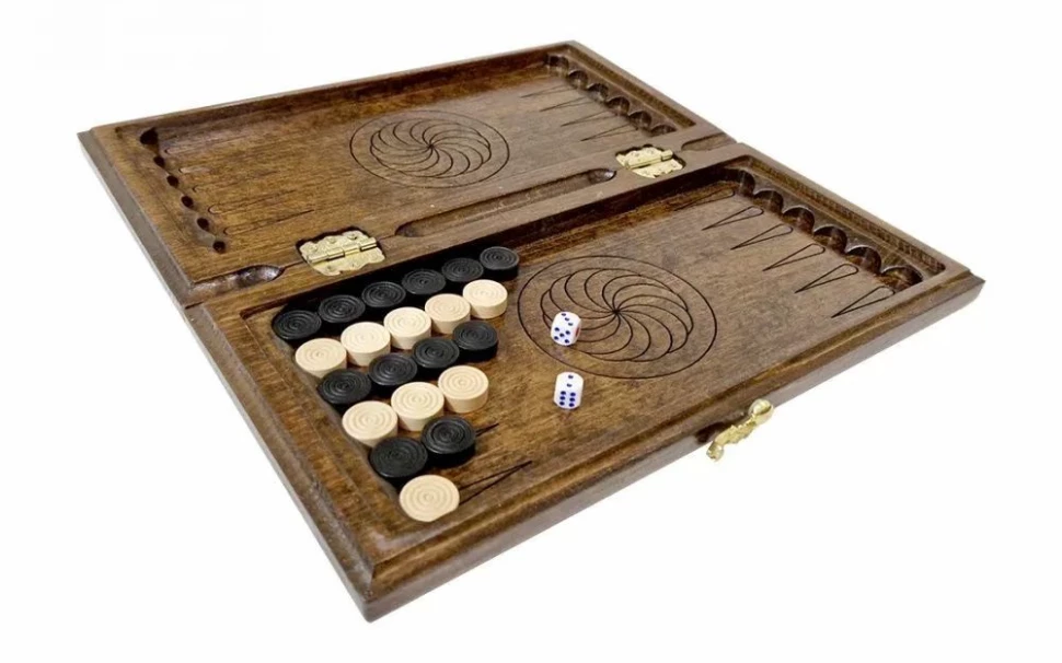 Шахматы + нарды резные "Роял 1" 30, Ustyan