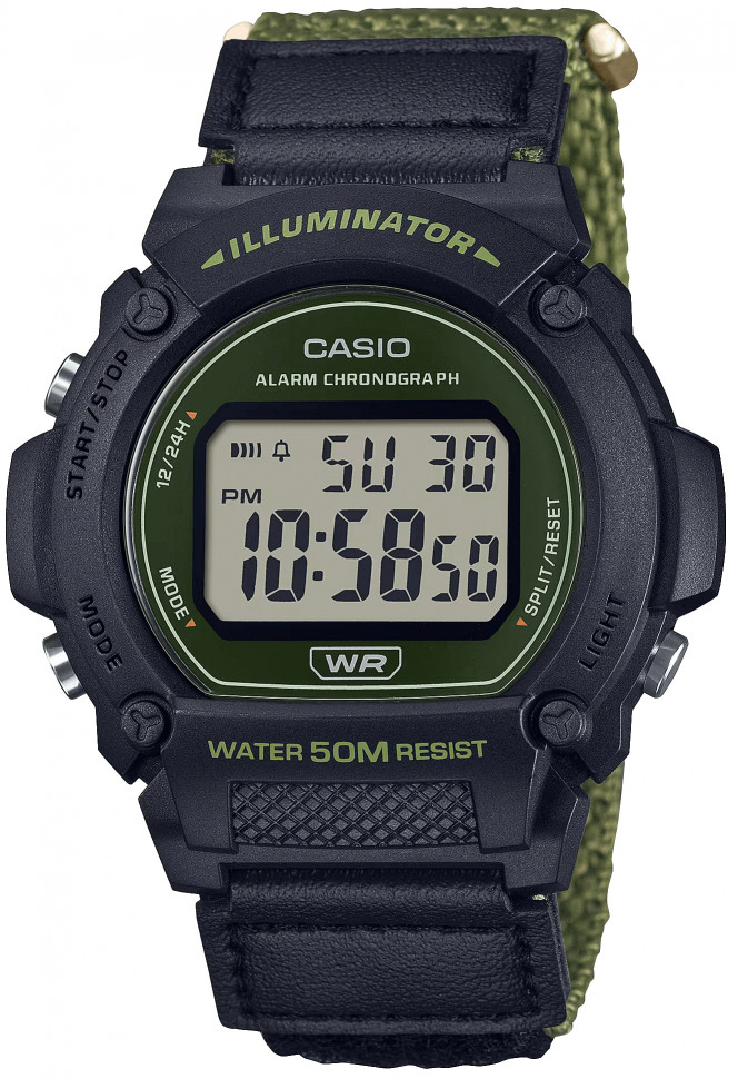 Наручные часы casio   w-219hb-3a