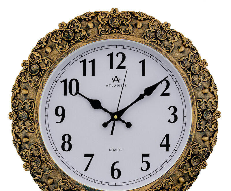 Настенные часы atlantis tld-35195a dark brown