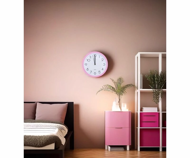 Настенные часы la minor 705 розовые