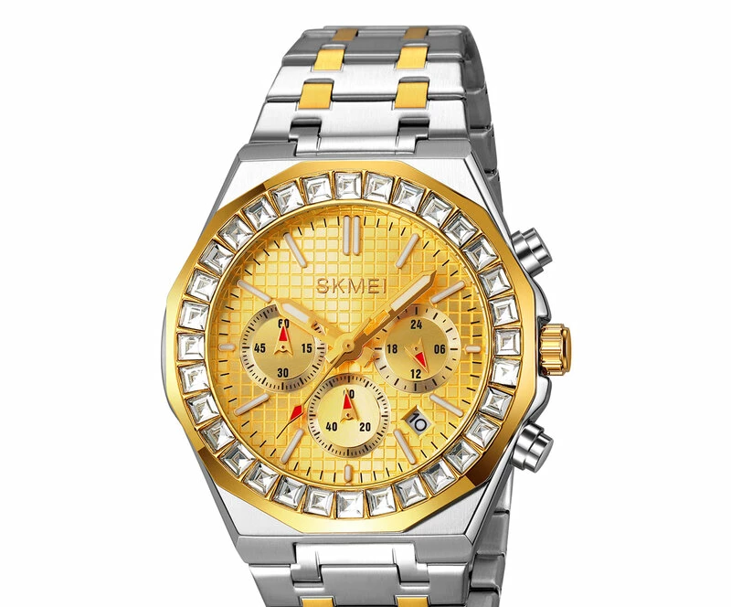 Наручные часы skmei 2380tgdgd silver gold/gold