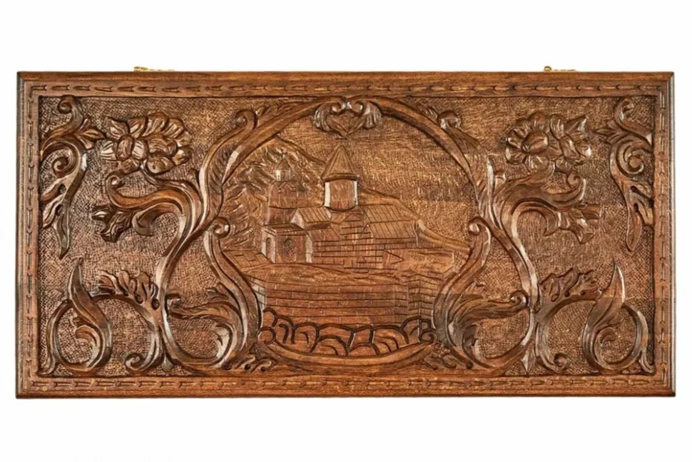 Нарды резные "Монастырь в горах", Mkhitaryan