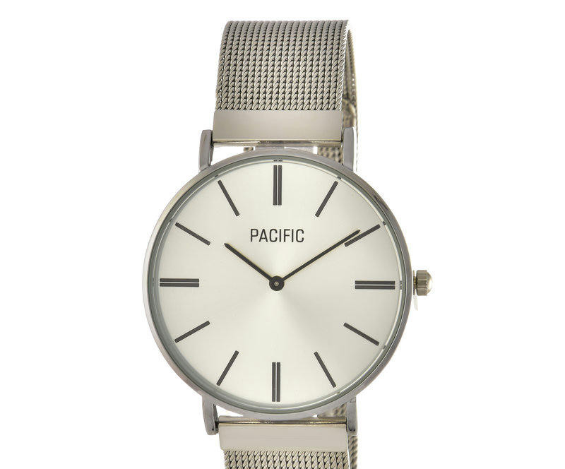 Наручные часы pacific x6169 корп-хром циф-сер сетка