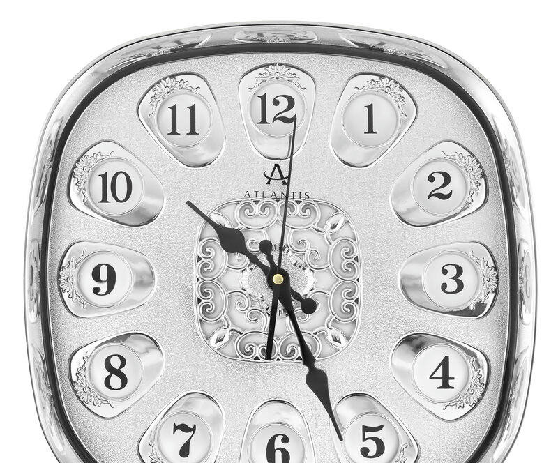 Настенные часы atlantis d627j silver