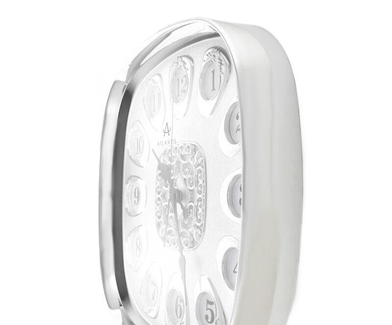 Настенные часы atlantis d627j silver