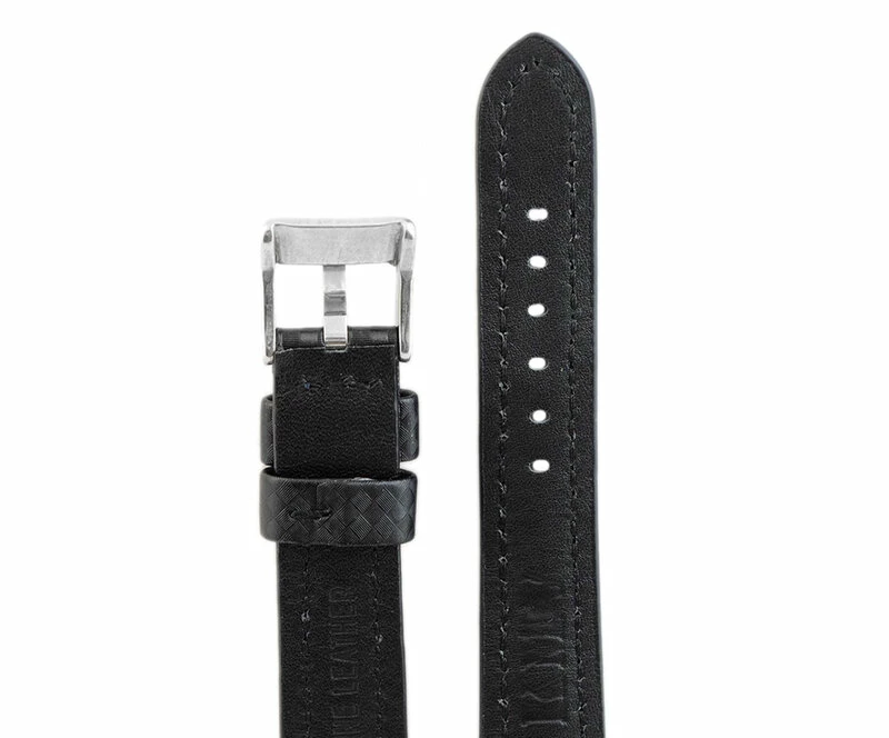 Ремешки "kmv" s-374 (1.5), 18 р-р, чер с син стр.