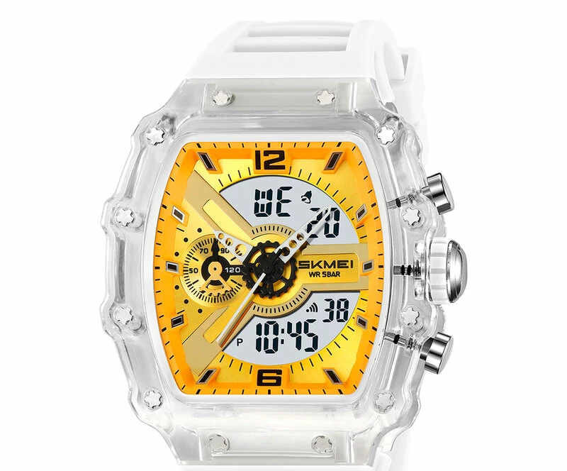 Наручные часы skmei 2398wtgd white/gold