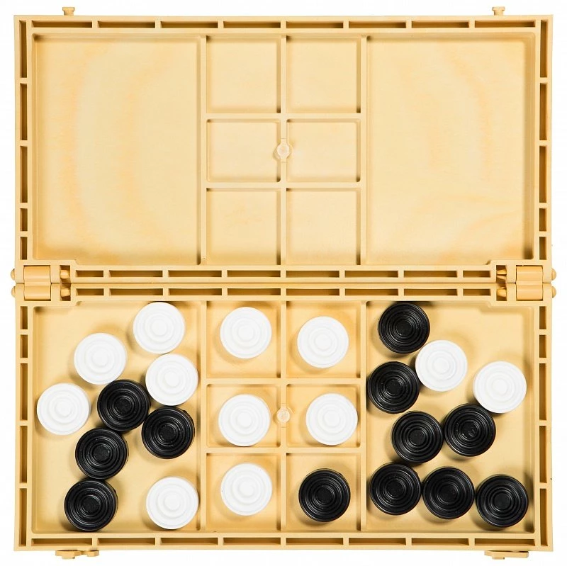 Шашки "Владимирские" (Россия, пластик, 30х15х3 см)