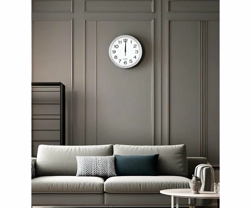 Настенные часы la minor 679 серебряные