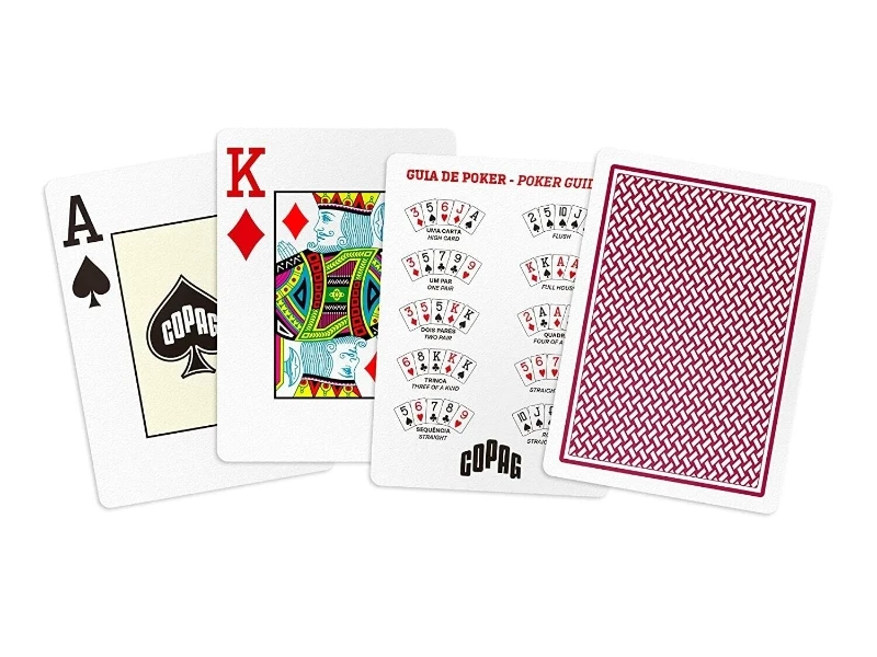 Карты Copag Texas Holdem poker cards 100% plastic (Red)