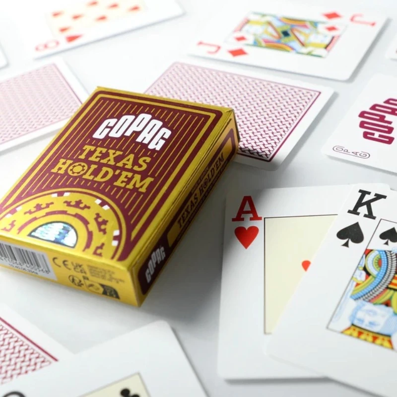 Карты Copag Texas Holdem poker cards 100% plastic (Red)