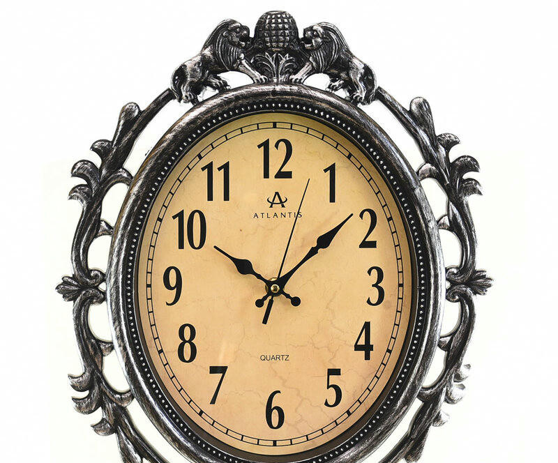 Настенные часы atlantis tld-35191 silver