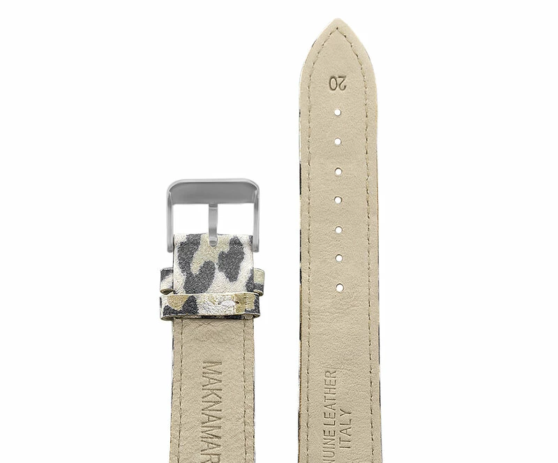 Ремешки maknamara 20 мм леопард (сер.заст) 20129