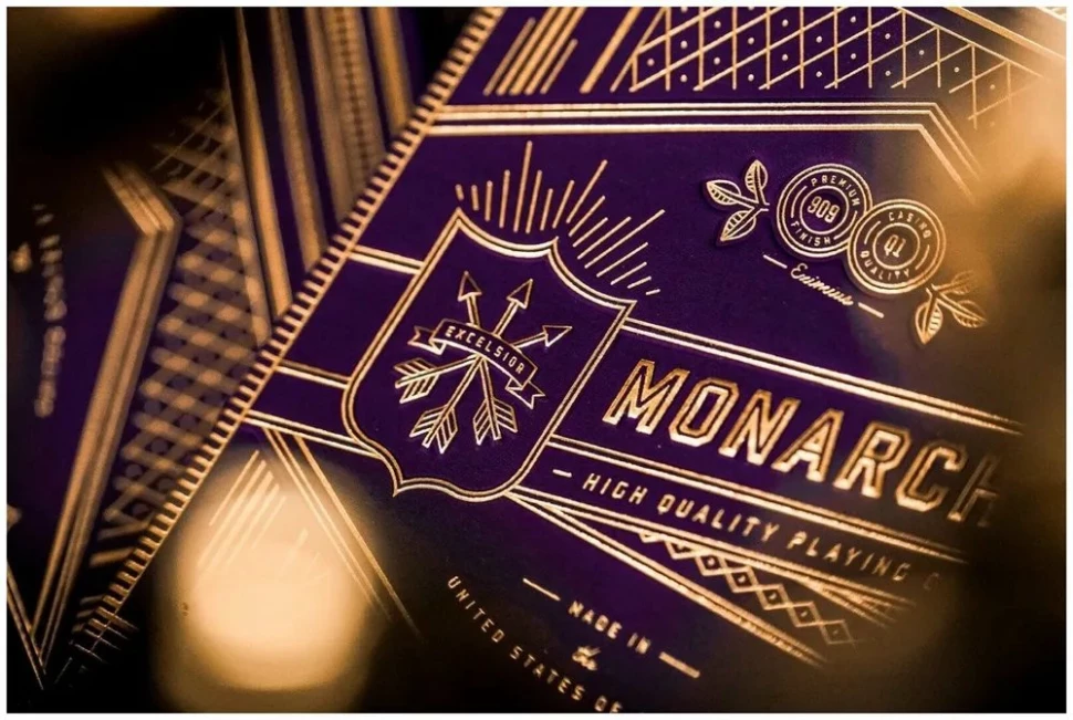 Карты "Theory11 Purple Monarchs"