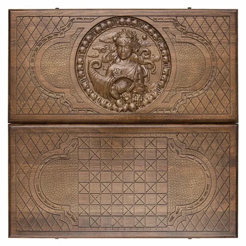 Нарды резные "Зодиак Дева", Ustyan