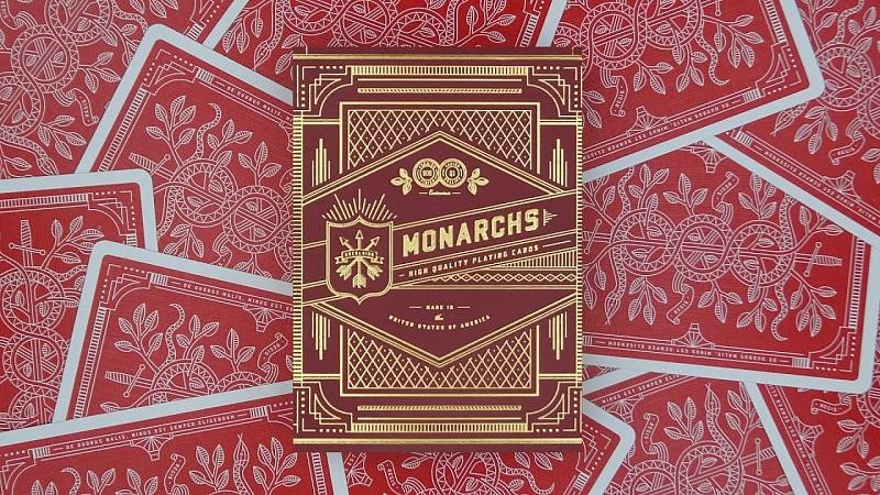 Карты "Theory11 Red Monarchs"