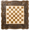Шахматы + нарды резные "Корона" 60, Haleyan