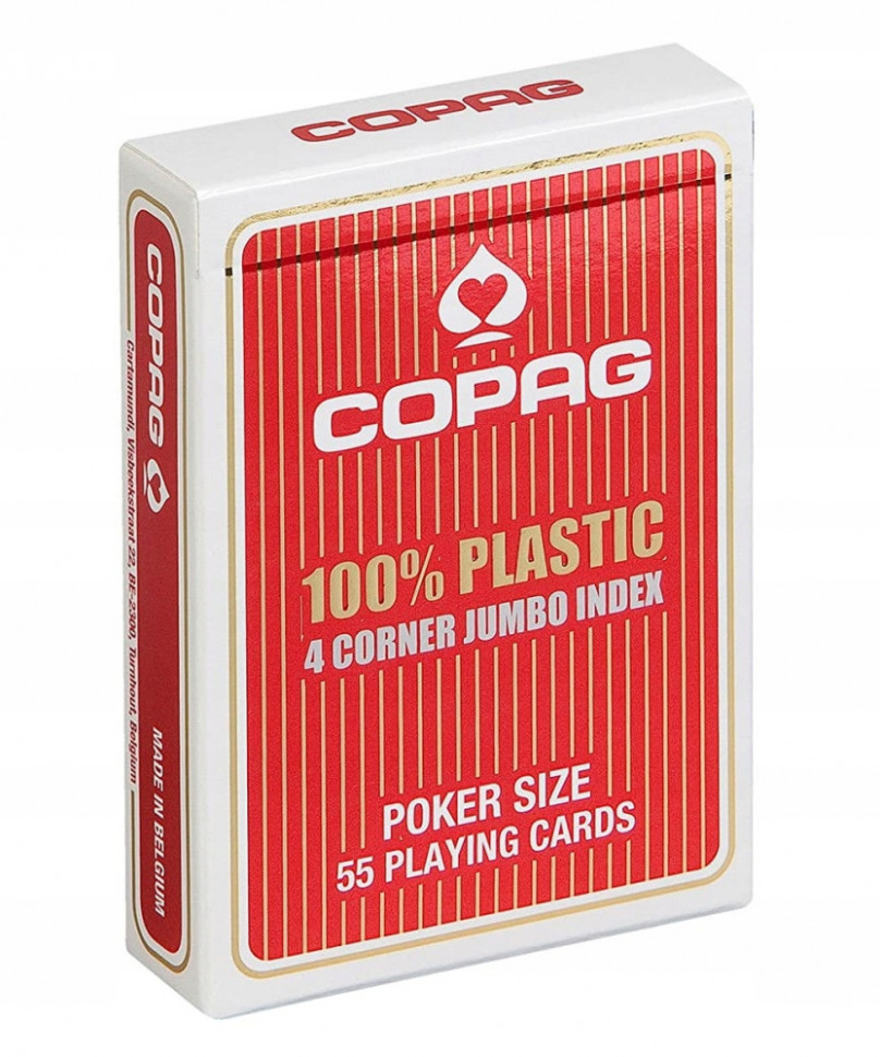 Карты "Copag 4 Corner Regular Red"