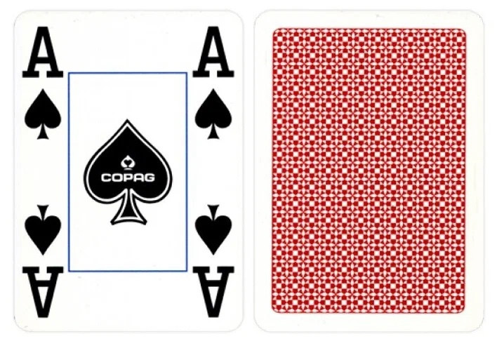 Карты "Copag 4 Corner Regular Red"