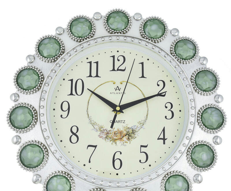 Настенные часы atlantis tld-6999e green