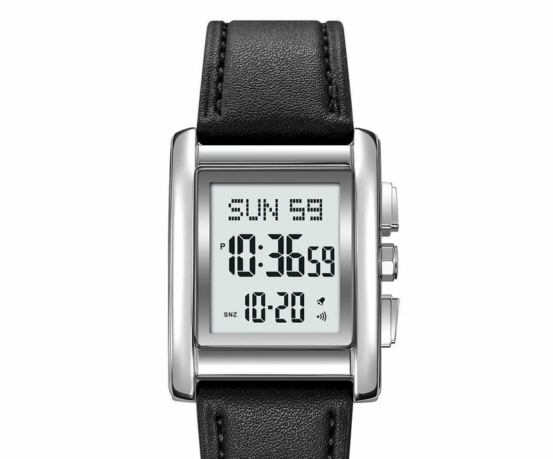 Наручные часы skmei 2273lsibk silver/black-leather